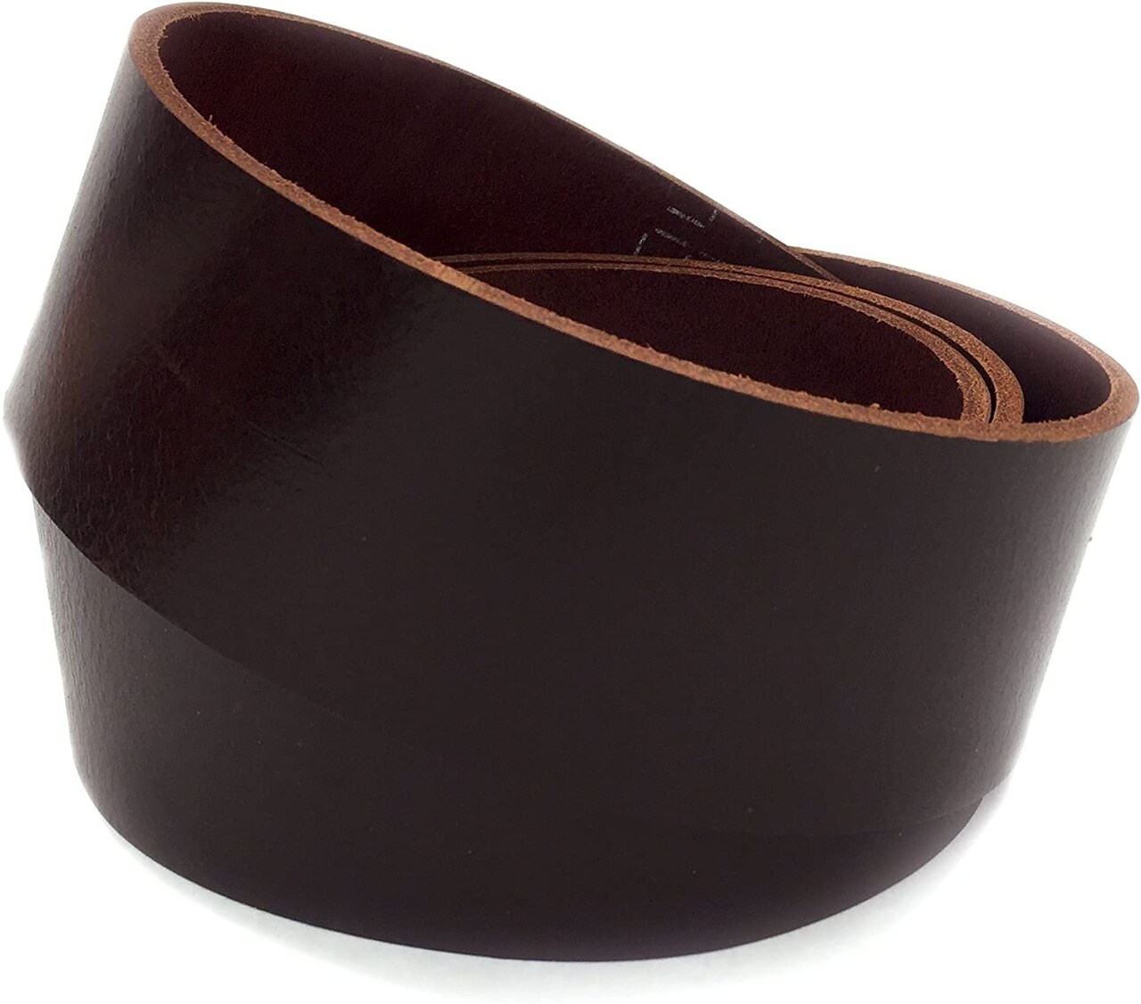 European Leather Works Buffalo Leather Strips (3/4", Antique Mahogany)